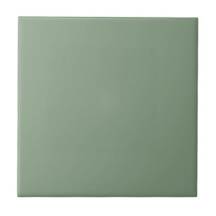 Soft Basil Green, Muted Neutral Solid Colour Ceramic Tile