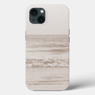 Soft Beige Atlantic Ocean Bliss 1 #art #ocean iPhone 13 Case