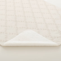 Soft Beige Boho Floral Trellis Pattern
