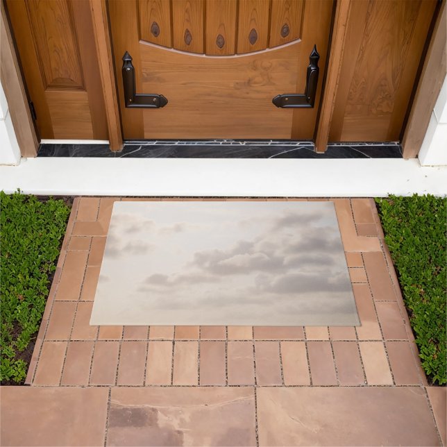 Soft Beige Caribbean Clouds Dream 1 Doormat (Outdoor)