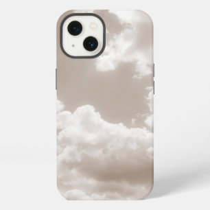 Soft Beige Clouds 5 #clouds #art iPhone 13 Case