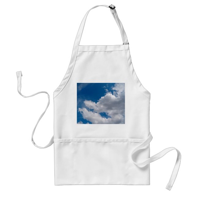 Soft big white cloud standard apron (Front)