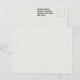 Soft Billowy Cloud White Solid Colour Of The Year Postcard