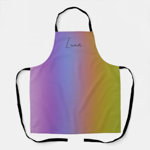 Soft Blended Colours Apron Medium