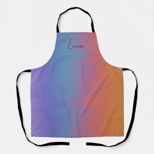Soft Blended Colours Apron Medium
