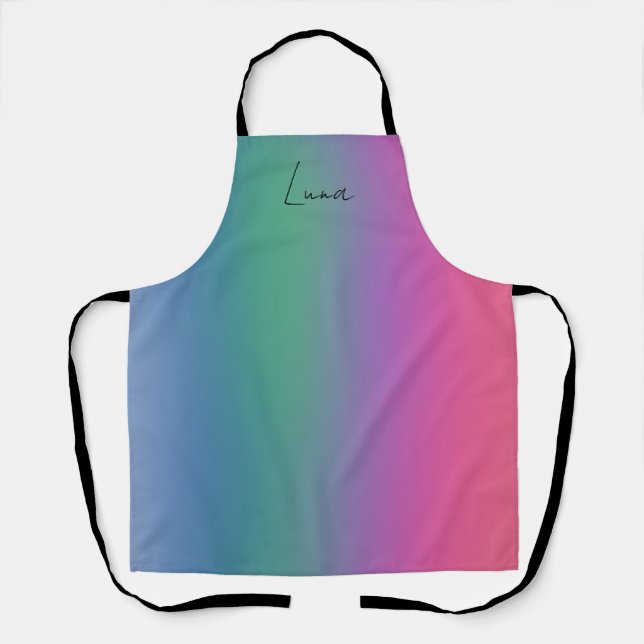 Soft Blended Colours Apron Medium (Front)