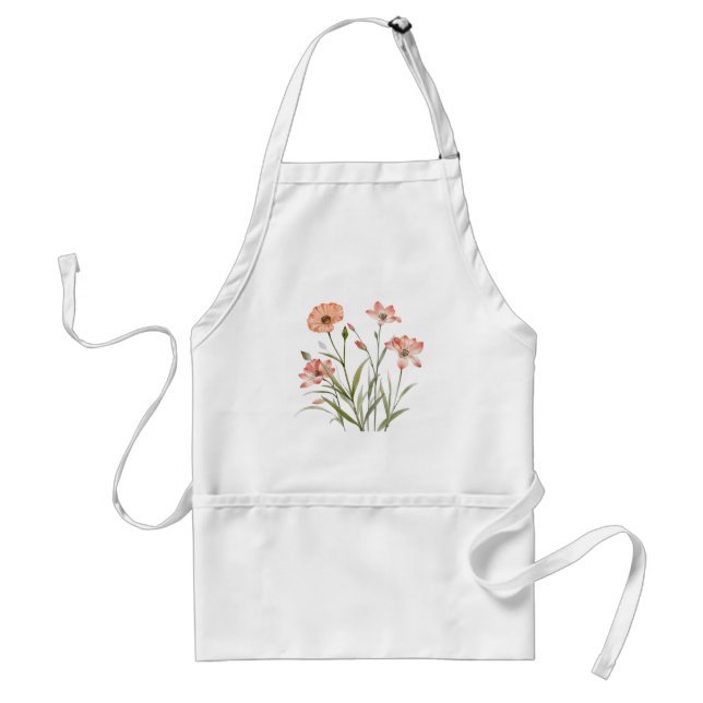 Soft Bloom Elegance Standard Apron (Front)