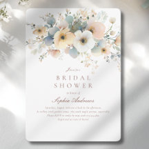 Soft Bloom Elegant Bridal Shower