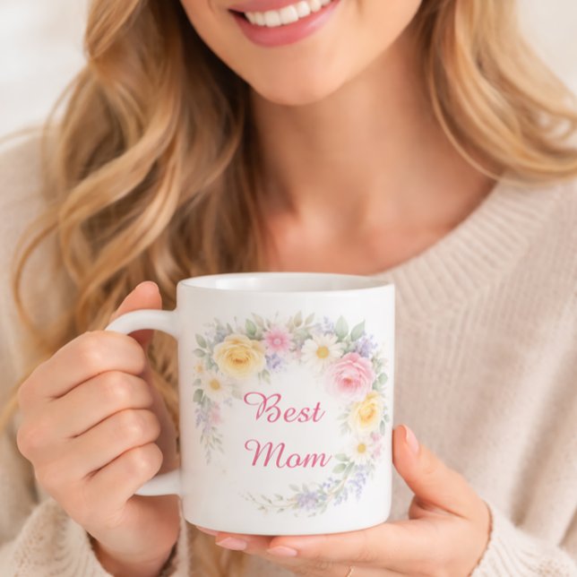 Soft Blooms for Mom Coffee Mug (Creator Uploaded)