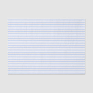 Soft Blue and Grey Pinstripe Tissue Paper