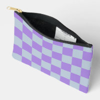 Soft Blue and Lavender Chequered