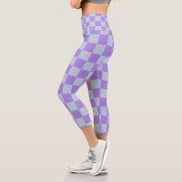 Soft Blue and Lavender Chequered