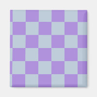 Soft Blue and Lavender Chequered