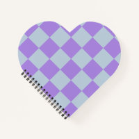 Soft Blue and Lavender Chequered