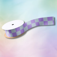 Soft Blue and Lavender Chequered