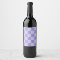 Soft Blue and Lavender Chequered