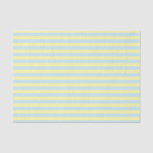 Soft Blue and Soft Yellow Stripes Tissue Paper