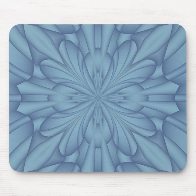 Soft Blue Christmas Stars #2 Mouse Pad (Front)