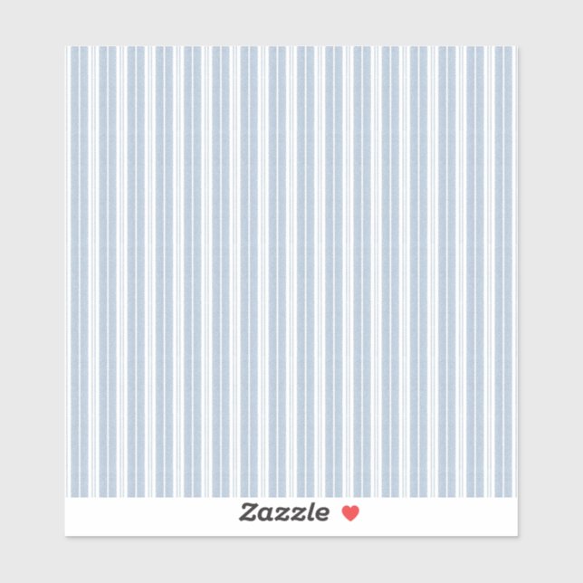 Soft Blue Herringbone Fern Striped Pattern (Sheet)