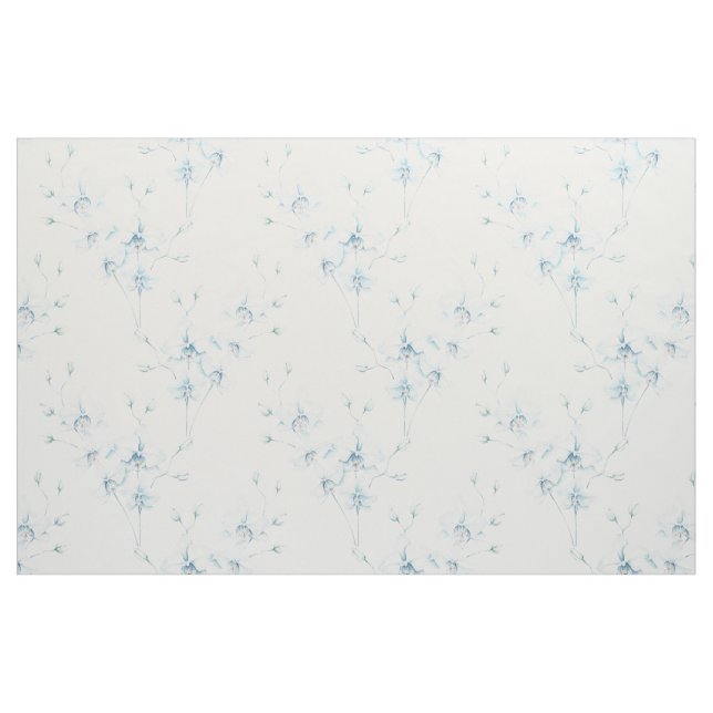 Soft Blue Orchid Fabric (Yard)