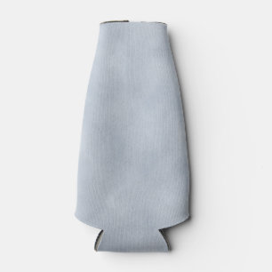 Soft Blue Parchment Look Bottle Cooler