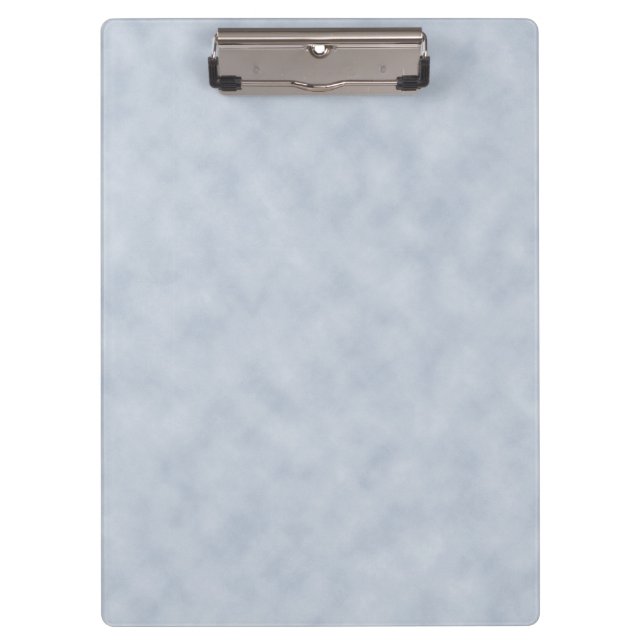 Soft Blue Parchment Look Clipboard (Front)