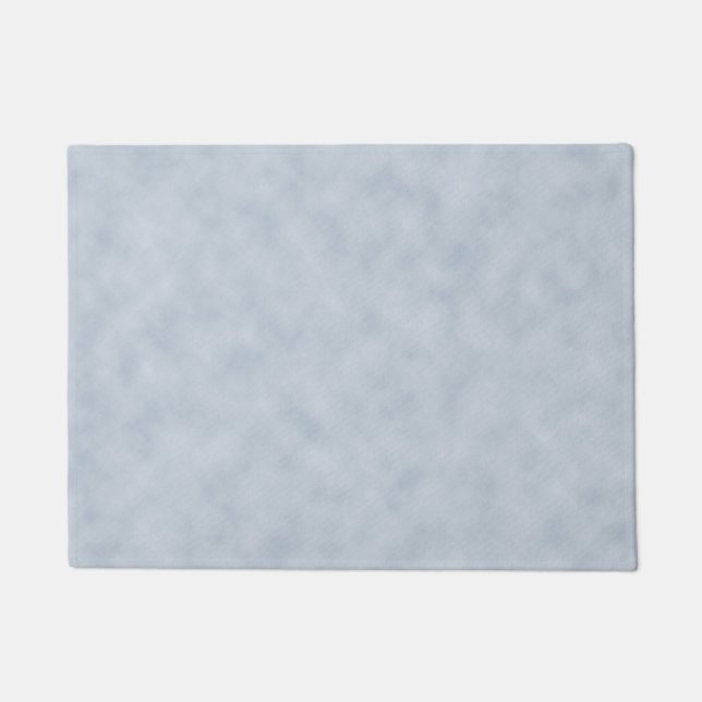 Soft Blue Parchment Look Doormat (Front)