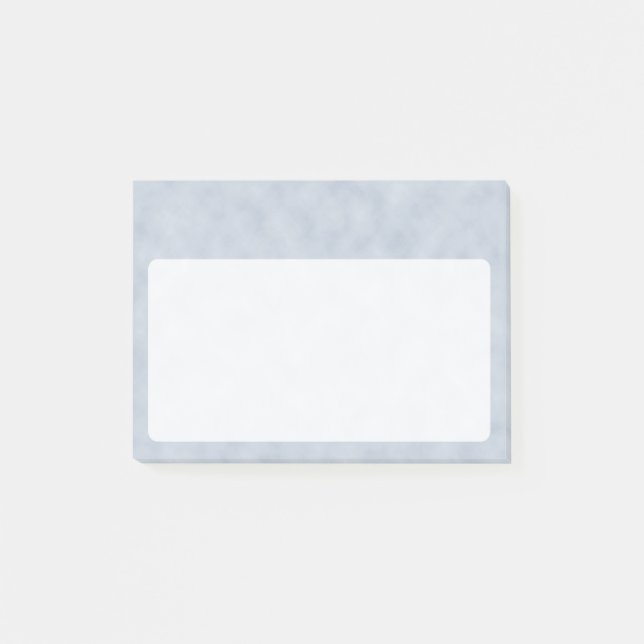 Soft Blue Parchment Look Post-it Notes (Front)