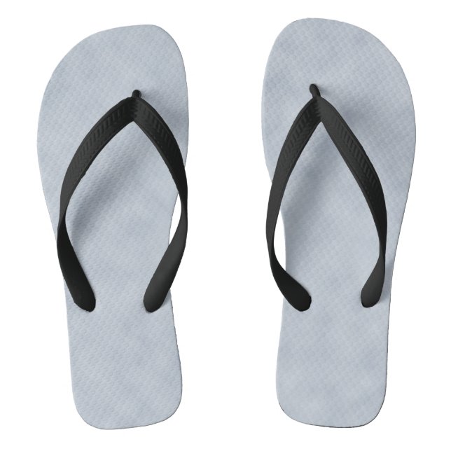 Soft Blue Parchment Look Thongs (Footbed)