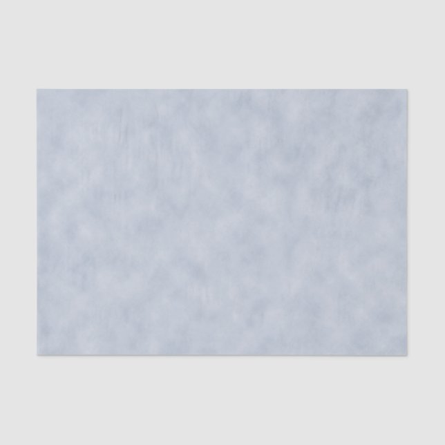 Soft Blue Parchment Look Tissue Paper (Front)