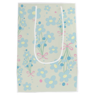 Soft Blue & Pink Harmony Medium Gift Bag