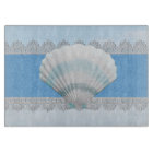 Soft Blue Seashell And Lace