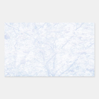 Soft Blue Tint Rowan Rectangular Sticker