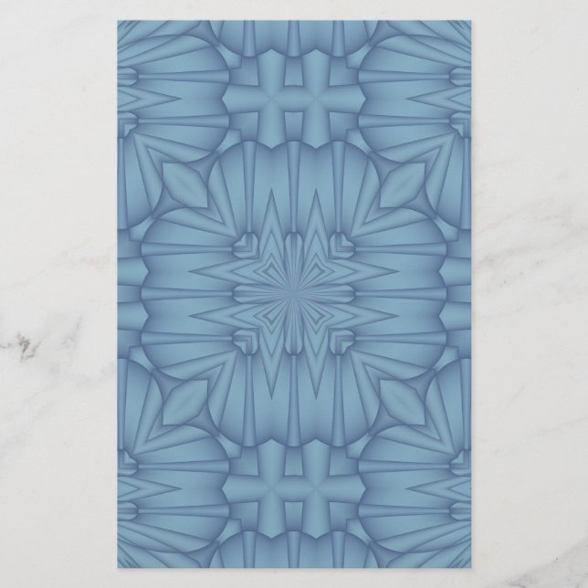 Soft Blue Tracery #3 (Front)