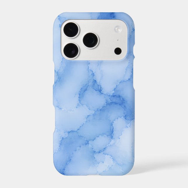 Soft Blue Watercolor Abstract (Back)