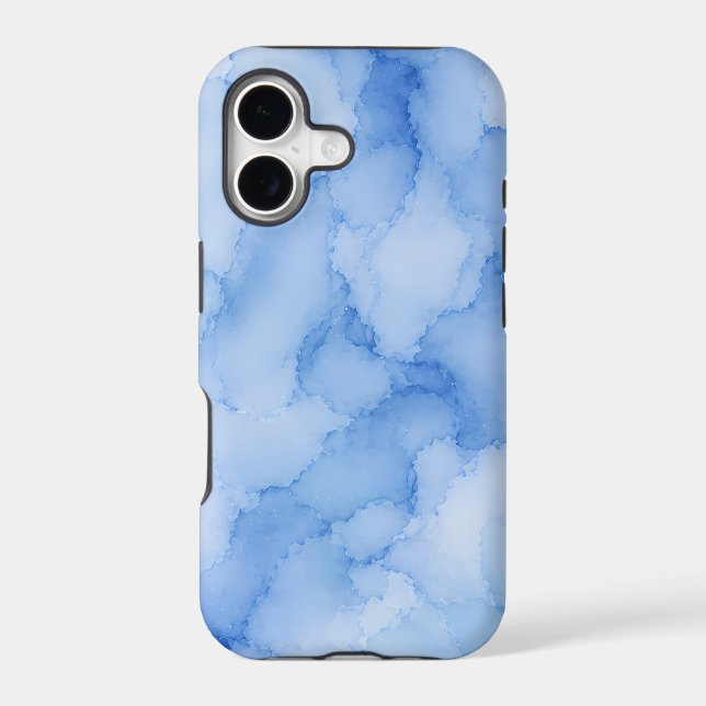 Soft Blue Watercolor Abstract (Back)