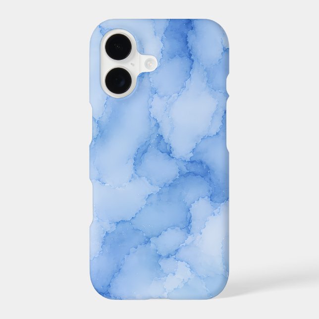 Soft Blue Watercolor Abstract (Back)