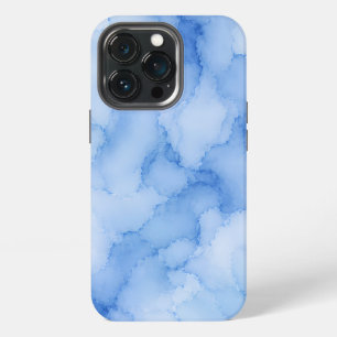 Soft Blue Watercolor Abstract iPhone 13 Pro Case