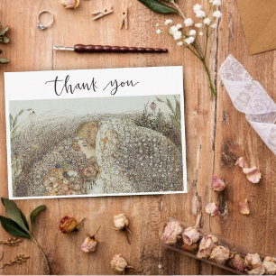 Soft Blush Bride Bridal Shower Holiday Card