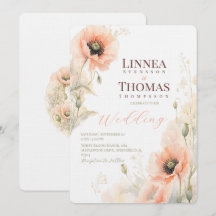 Soft Blush Poppy Elegant Editorial Wedding