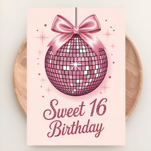 Soft Blush Rose Gold Elegant Birthday Card