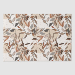 Soft Boho Autumn Pattern Tissue Paper
