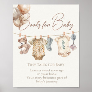 Soft Boho Neutral Baby Clothes Books For Baby  Poster