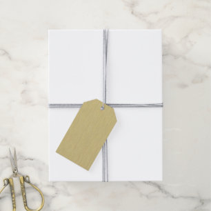 Soft Brushed Gold Gift Tags