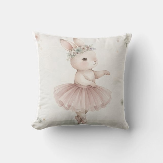 Soft bunny design cushion, Personalizable Cushion (Front)