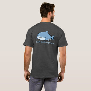 Soft But Dangerous Kawaii Sleepy Chubby Shark T-Shirt