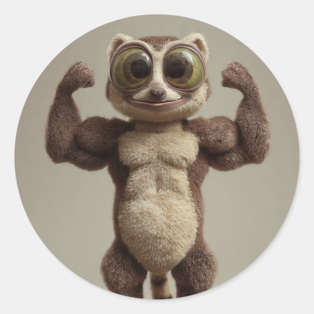 Soft but Strong Sticker – Minimalist Aesthetic  (Front)