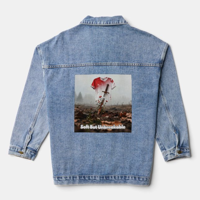 Soft But Unbreakable Denim Jacket (Back)