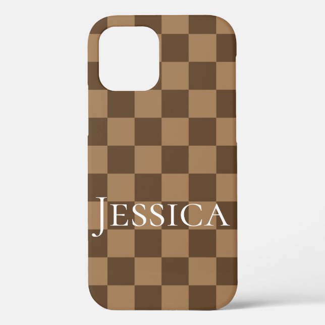 Soft Chocolate Squares Case-Mate iPhone Case (Back)