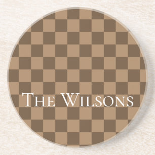 Soft Chocolate Squares Coaster